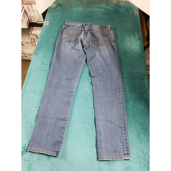 Lucky Brand Jeans Size 2 Womens Blue Stretch Medium Wash Mid Rise Sweet Straight - Picture 11 of 14